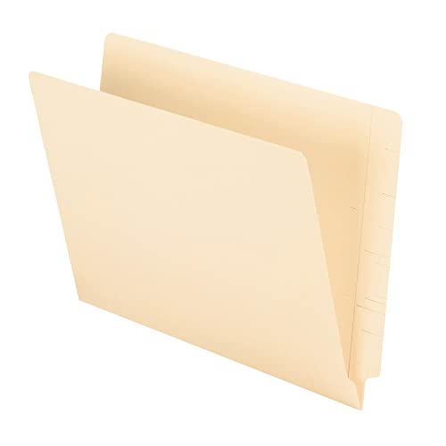 Office Depot® Brand 2-Ply End-Tab Folders, Letter Size, Straight-Cut Tabs, Letter Size, Manila, Box Of 100 #TOP16