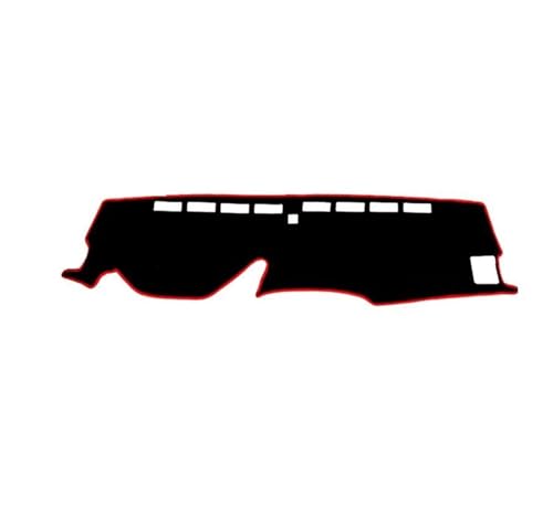 Tapis de tableau de bord Peugeot Landtrek 2020-2023 antidérapant rouge