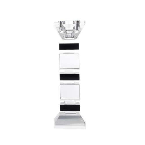 Bougeoir cristal YZCIS grand support de table stable pour maison