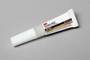3M Scotch-Weld SF100 Cyanoacrylate Adhesive - Clear Liquid 0.11 oz Tube - Shear Strength 3000 psi, Tensile Strength 3700 psi - 62630 [PRICE is per TUBE]