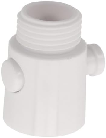 ABS Shower Head Control Switch for Water Saving Shut-off Valve with Precise Flow Adjustment and Long Lasting Durability for Handheld Appliances and Bidet Sprayers in Modern Bathrooms White (White) - 2