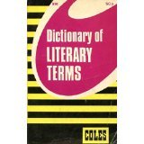 Dictionary of literary terms, B0006CCN8Y Book Cover
