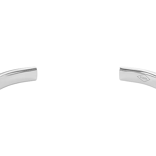 Image of Fossil Men's Plated Stainless Steel Engravable Personalized Gift ID, Chain or Cuff Bracelet for Men