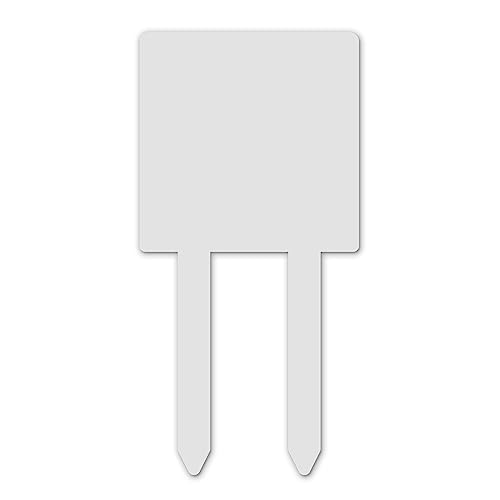 Unisub Sublimation Blank Outdoor Aluminum Garden Stakes 7.75" X 15.83" Square #4776 (2 Pack) #TOP1
