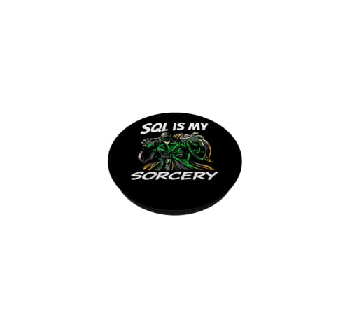 SQL Developer Sorcery Funny Database Admin Programmer PopSockets PopGrip Adhésif – vue 2
