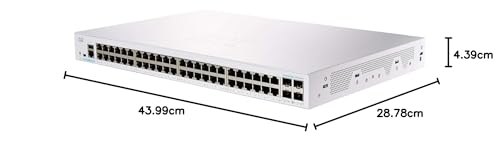 Image of Cisco Business CBS250-48T-4X Smart Switch | 48 Port GE |4x10G SFP+ | Limited Lifetime Protection (CBS250-48T-4X-NA)