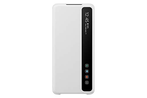 Samsung S20+ Clear View Cover blanc pour protéger l'écran des rayures