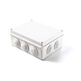 レジプロb 防水ジャンクションボックス プラスチック製 屋外用 防塵 IP65 ホワイト (200×155×80mm)