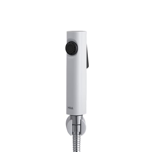 Image of Mila Health Faucet Jetspee | ABS White Handheld Bidet Spray| Modern Jet Spray for Toilet Hygiene | Anti-Slip Grip, Leak-Free, Easy Install | Bathroom Fitting