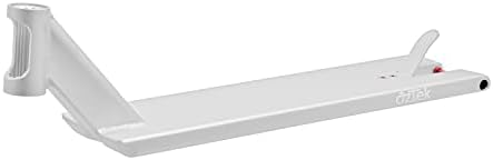 Aztek Siren 6" Pro Scooter Deck - 6 Inch Wide Pro Street Scooter Deck with Boxed Dropouts for Grinding (Silver)