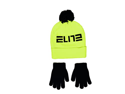 Nike Big Boys' Elite Beanie and Gloves 2 Piece Set (V(9A2939-KE4)/B, 8-20 Years)2