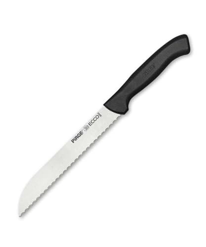 38024 17,5 cm Siyah Ecco Ekmek Bıçağı