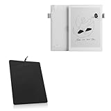 BoxWave Case Compatible with Ratta Supernote A5 X2 Manta - Velvet Pouch, Soft Velour Fabric Bag Sleeve with Drawstring - Jet Black