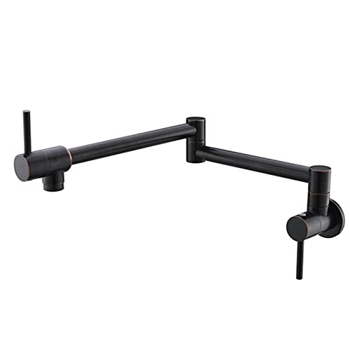 Robinet de remplissage de pot pliable et robinet d'évier mural eau froide