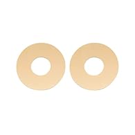 Ideal for some electric guitar No Word on the plate. No Self Adhesive. Inner diameter is 13mm(1/2 inch), outside diameter is 34.4mm(1-3/8 inch) Made of plastic Please check the size image before you buy