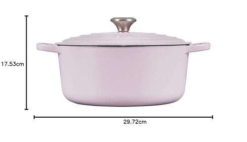 Image of Le Creuset Enameled Cast Iron Signature Round Dutch Oven with Lid, 7.25 Quart, Shallot