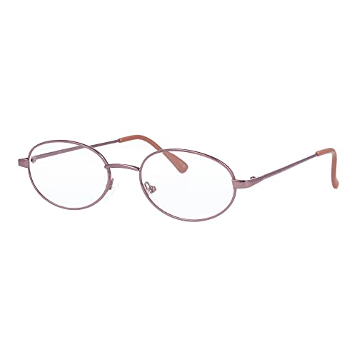 リーディンググラス 老眼鏡 レディース おしゃれ かわいい 軽量メタル 《オーバル型&スクエア型》《ライトピンク&ブラウン》