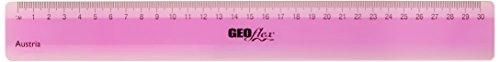 Preisvergleich Produktbild GEOtec GeoFlex Lineal 30cm neon-pink