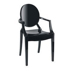 Kartell - Louis Ghost Chaise (Noir)