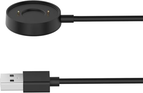 E ECSEM Magnetic Charger Cable Intended for Citizen CZ Smart Gen 1 SmartWatch, 3.3FT Replacement High Speed USB Charging Cable Cord for Citizen CZ Smart Gen 1 Accessories - Black