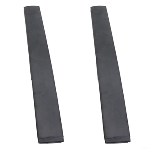Fauhapyway Garniture de moulage goutte à goutte de toit avant pour Vauxhall pour Mokka 2015-2021, paire extérieure en ABS noir de rechange 42577928 42577929