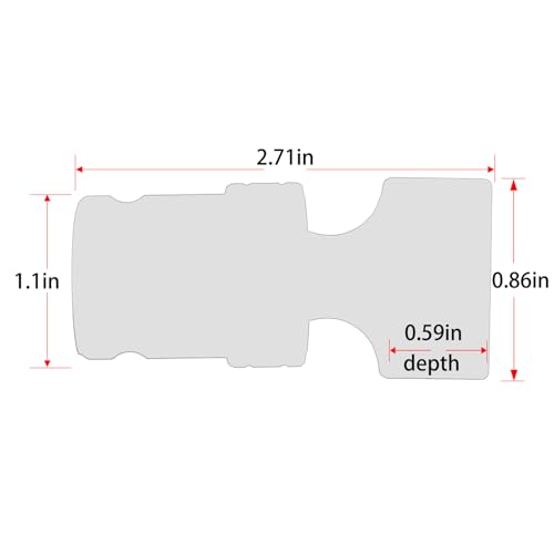 Image of 1 /2 inch Universal Joint Socket.1 /2-Inch Drive Shallow Impact Universal Joint Swivel Socket.Chrome Molybdenum Steel.6 Point, Metric 14mm