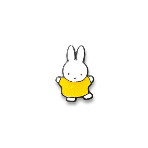 Image of Enamel Bunny Pin - Cute Rabbit Brooch for Women & Girls - Lapel Clip Animal Pins