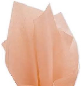 Peach Wrap Tissue Paper 20" X 30" - 48 Sheets