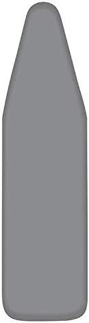 J&J homefashion Standard Ironing Board Replacement Cover with Draw Cord, Grey Solid …