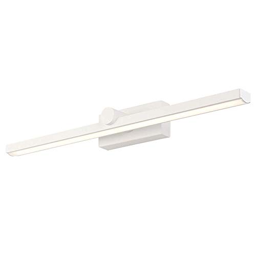 Luces de espejo LED, faro de espejo de iluminación frontal de maquillaje de baño, aplique de tocador a prueba de humedad, lámpara de pared de ahorro de energía, luz de inodoro a prueba de niebla, base
