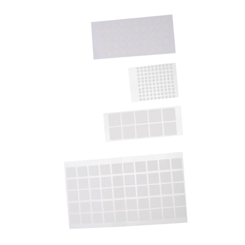 Generic 1set Transparent Removable Dispensing Balloons Square Sticky Removable Sticky Tack Double Sided Square Dots Sticky Tack for Wall Hanging Posters Clear Acrylic Removable Glue Round