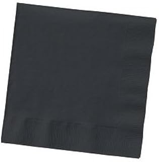 Creative Expressions Luncheon Napkins, Black Velvet (58134B)