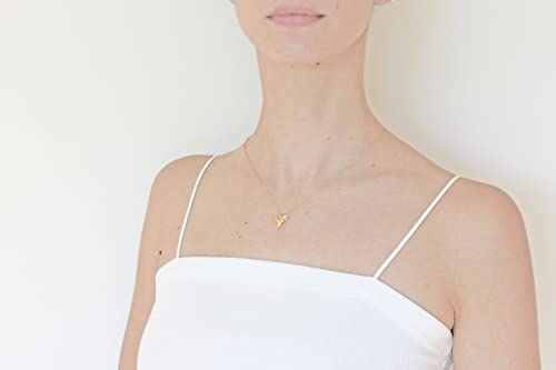 Necklace Gold Plated Origami Hummingbird Pendant4