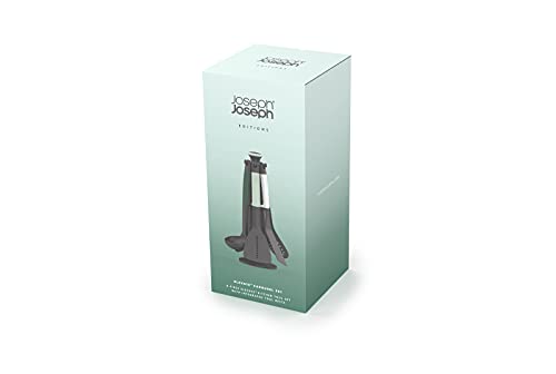 Joseph Joseph Elevate Küchenhelfer-Set, 6-teilig mit drehbarem Ständer, ergonomische Silikongriffe, antihaftbeschichtete Köpfe – Salbeigrün – Ansicht 3