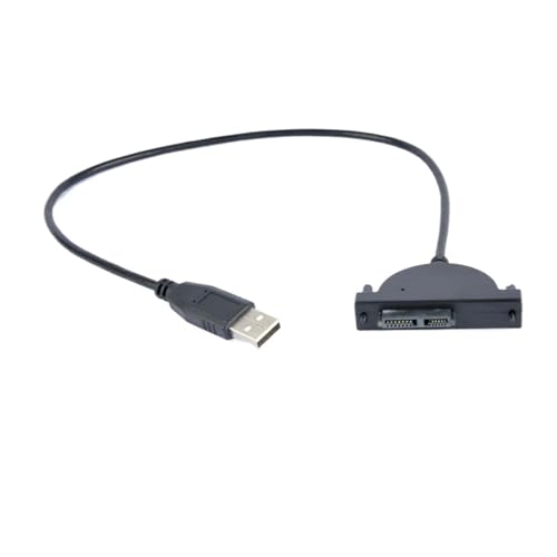 Cable SATA USB 2.0 a Mini SATA II 13Pin para CD/DVD ROM miniatura 3