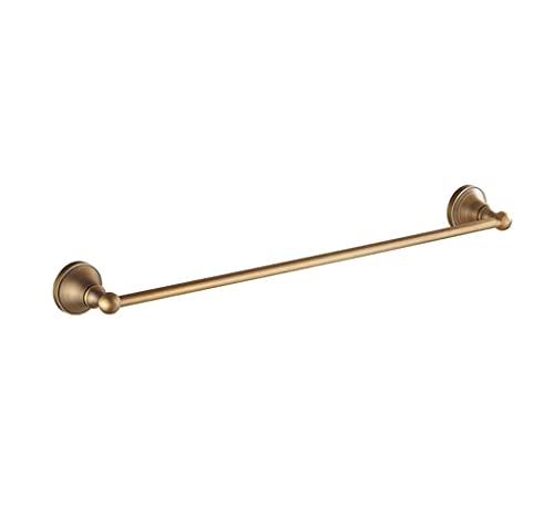 Porte-serviettes de salle de bain en cuivre véritable style luxe