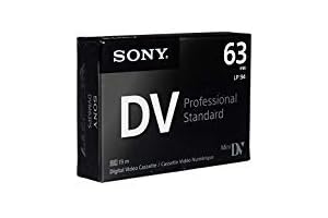 Sony DVM63PS MiniDV 63min Professional Standard