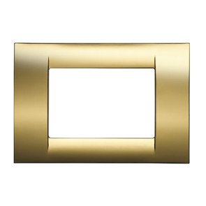 Cadre de finition 6 postes or habillage interrupteur plaque de finition murale System Virna