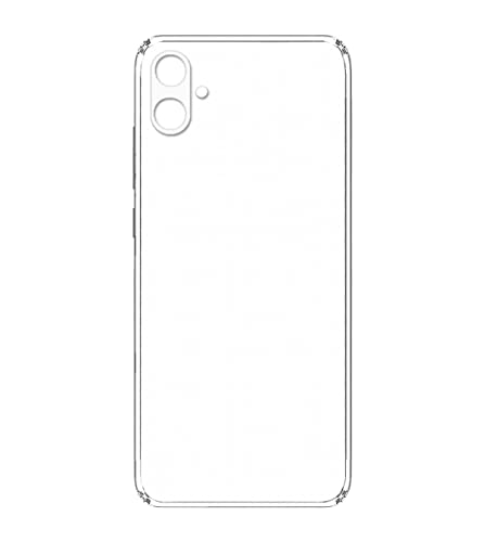 Image of Transparent Soft Silicone TPU Flexible Back Cover Compatible with Samsung Galaxy A04e
