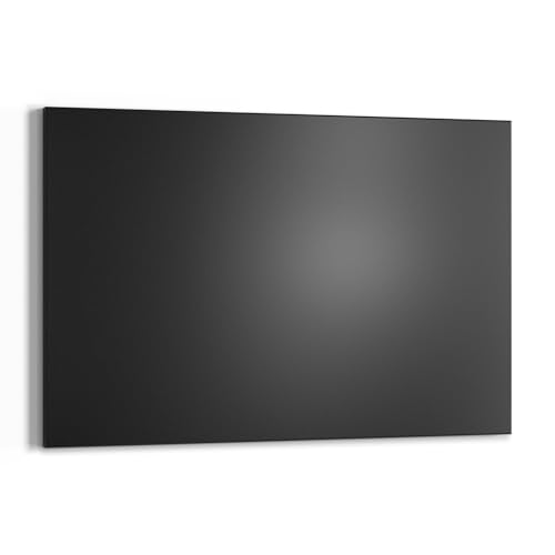 DEQORI Pizarra magnética | diseño rectangular 60 x 40 cm | pizarra de metal para escribir – magnética y versátil para restaurante, cocina, pasillo, oficina y más, decoración moderna de pared