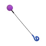 Colaxi Friction Gong Mallet, Whales Sound Mallet Percussion with Rubber Ball Head, Friction Mallet for Yoga Players Playing