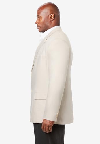 KingSize Men's Big & Tall Linen Blend Two-Button Suit Jacket3