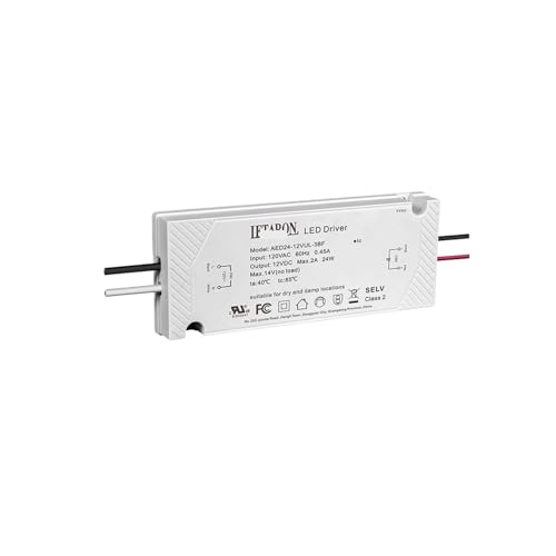 Transformateur AED24-12VUL-3BF ultra-mince standard américain sans désembuage
