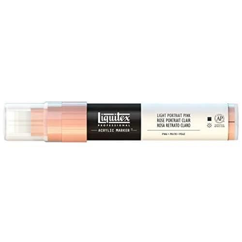 Liquitex Professional Paint Marker with 8-15 mm Wide Nib - Light Portrait Pink