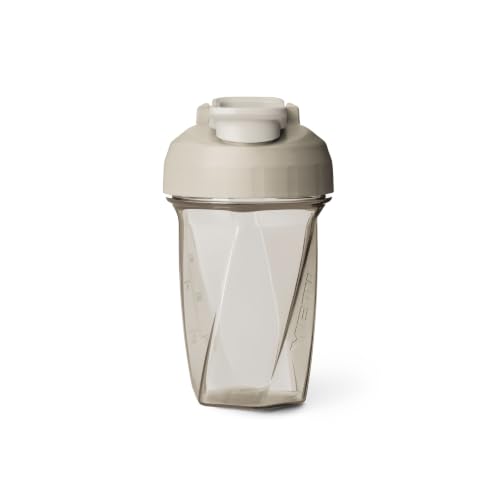 Image of YETI Yonder Helimix Vortex Blender Shaker Bottle Holds up to 20oz | No Blending Ball or Whisk | USA Made | Portable Pre Workout Whey Protein Drink Shaker Cup | Dishwasher Safe, Cape Taupe