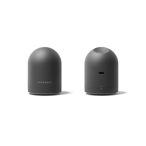 Steamery Fabric Shaver Pilo 2, Removes Lint and Pilling from Clothes and Textiles, Rechargeable Lint Remover with USB, Black