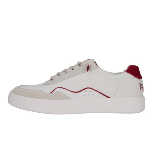 Hudson Canvas - White/Red - Main Image