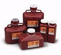 PT# -186W Container Sharps-Tainer Non-Stackable Large Red 10qt Ea by, Medical Action Industries