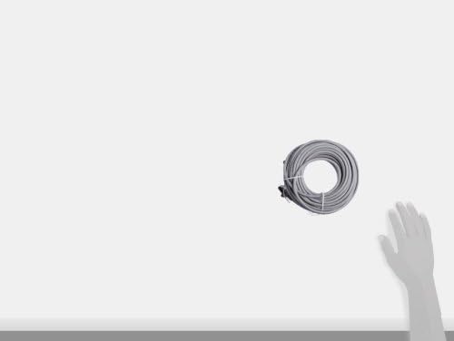 Vista 2 de Belkin Cable, CAT6, UTP, RJ45MM, 50', gris, parche, SNAGLESS