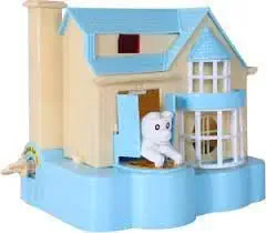 Blue Puppy House Toys House of Puppy Coin Collecting Piggy Bank for Kids, Classic, Coin Stealer. Blue with Cream Colour